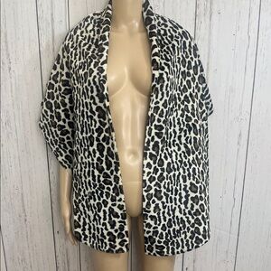 Vintage Hong Kong Crown's Dept. Store Custom Tailors Leopard Print Women's Wrap